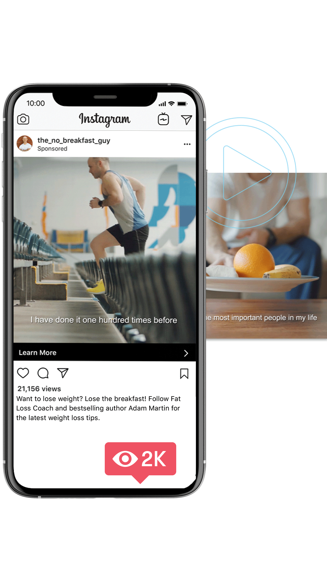 The No Breakfast Guy Instagram Advertising