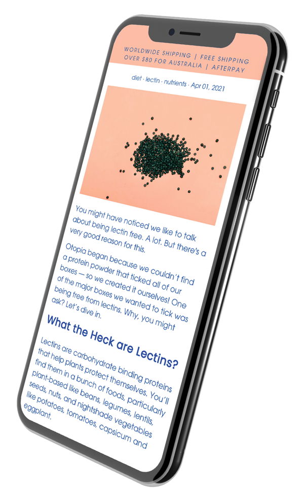What the heck are lectins Article Preview on Phone
