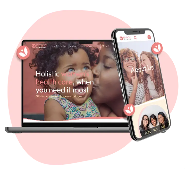 mockups on phone and mac